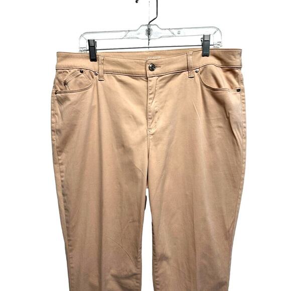 Chico's The Platinum Jegging 2.5 Pink Women Pants Large 14 - Picture 3 of 9